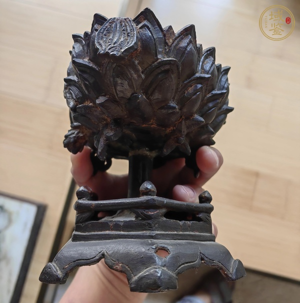 古玩銅器銅座真品鑒賞圖