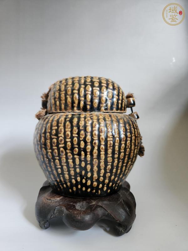 古玩陶瓷清代魚簍罐真品鑒賞圖