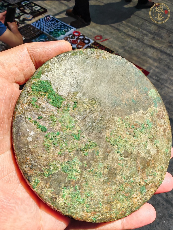 古玩銅器唐海獸葡萄鏡真品鑒賞圖
