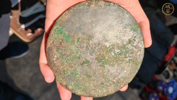 古玩銅器唐海獸葡萄鏡真品鑒賞圖