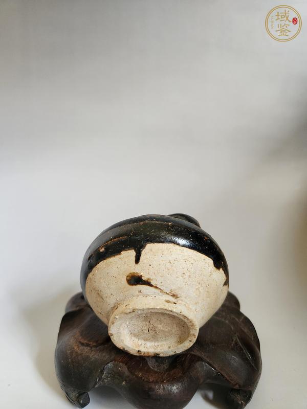 古玩陶瓷金元時期黑釉提梁水丞真品鑒賞圖