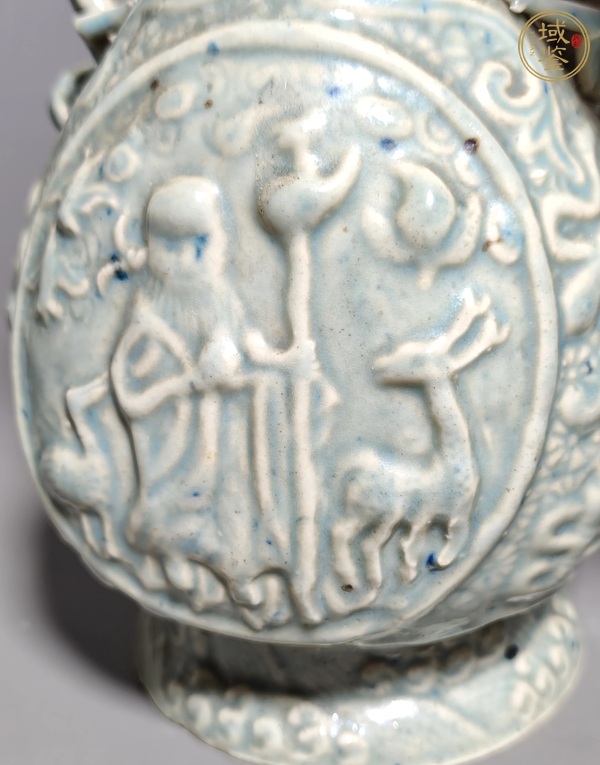 古玩陶瓷青白釉瓶真品鑒賞圖