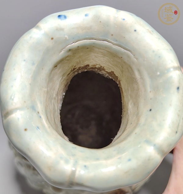 古玩陶瓷青白釉瓶真品鑒賞圖