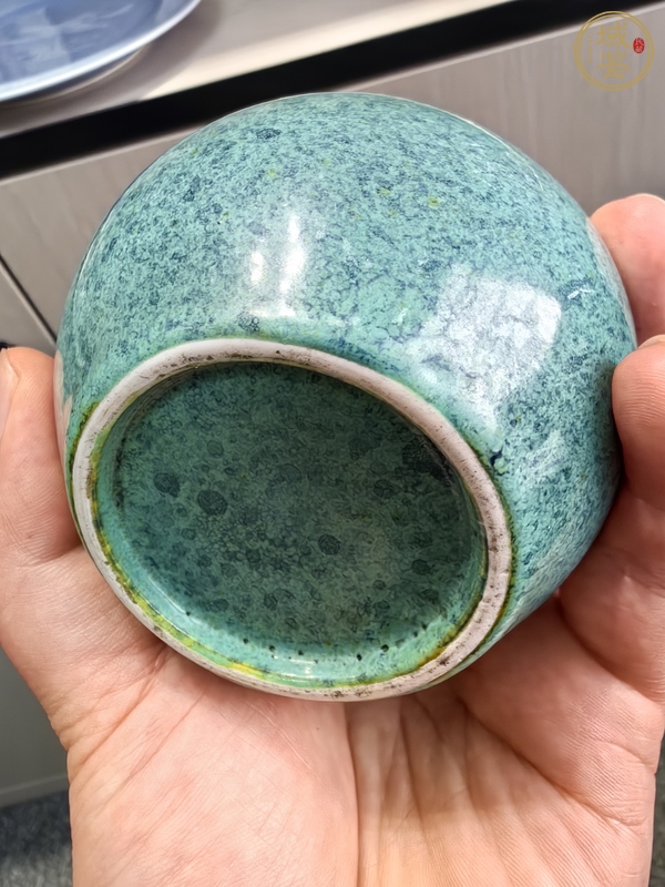 古玩陶瓷爐鈞釉天球瓶真品鑒賞圖