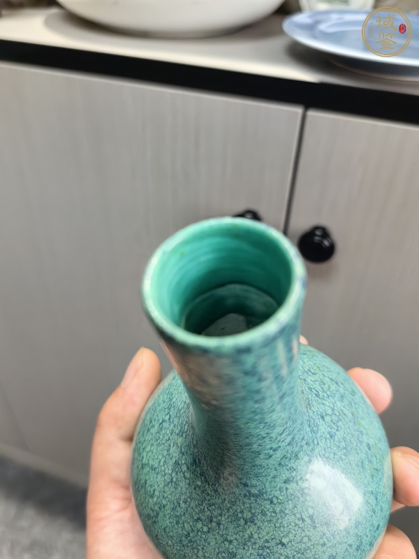 古玩爐鈞釉天球瓶真品鑒賞圖