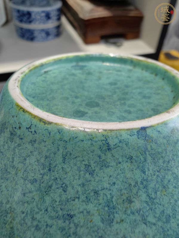 古玩陶瓷爐鈞釉天球瓶真品鑒賞圖