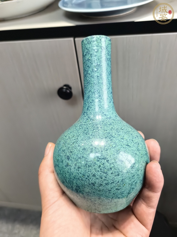 古玩陶瓷爐鈞釉天球瓶真品鑒賞圖