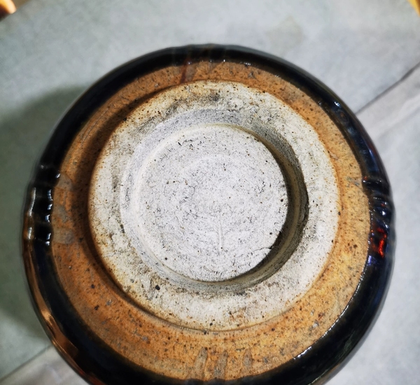 古玩陶瓷金元黑釉線條雙耳罐拍賣，當(dāng)前價格3999元