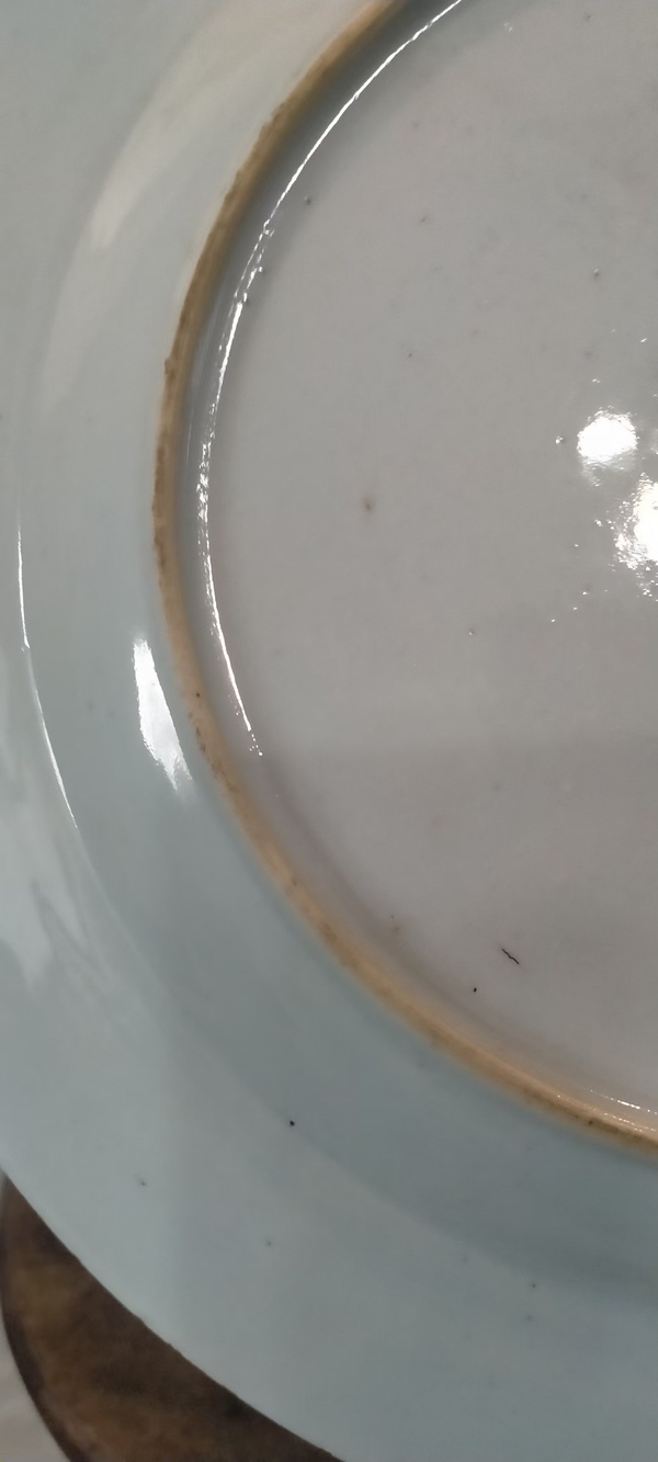 古玩陶瓷雍正粉彩花卉盤拍賣，當前價格4880元