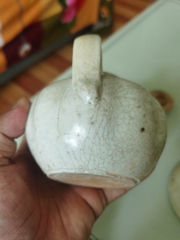 古玩陶瓷青白釉執(zhí)壺拍賣，當(dāng)前價(jià)格8000元