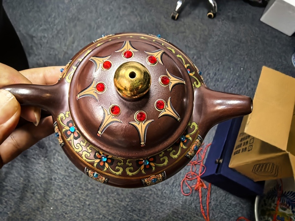 古玩雜項(xiàng)紫砂壺拍賣，當(dāng)前價(jià)格520元