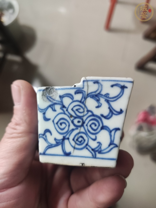 古玩陶瓷青花筆插真品鑒賞圖