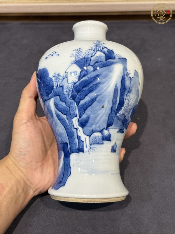 古玩陶瓷青花梅瓶真品鑒賞圖