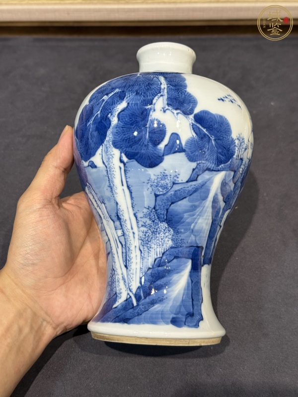 古玩陶瓷青花梅瓶真品鑒賞圖