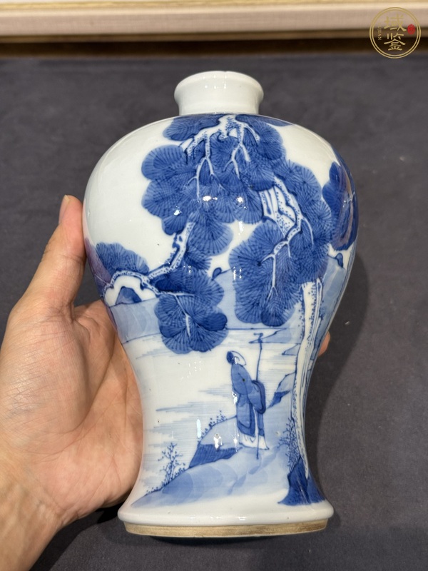 古玩陶瓷青花梅瓶真品鑒賞圖