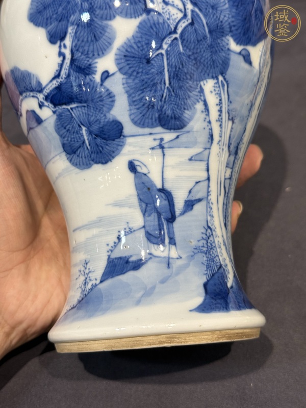 古玩陶瓷青花梅瓶真品鑒賞圖