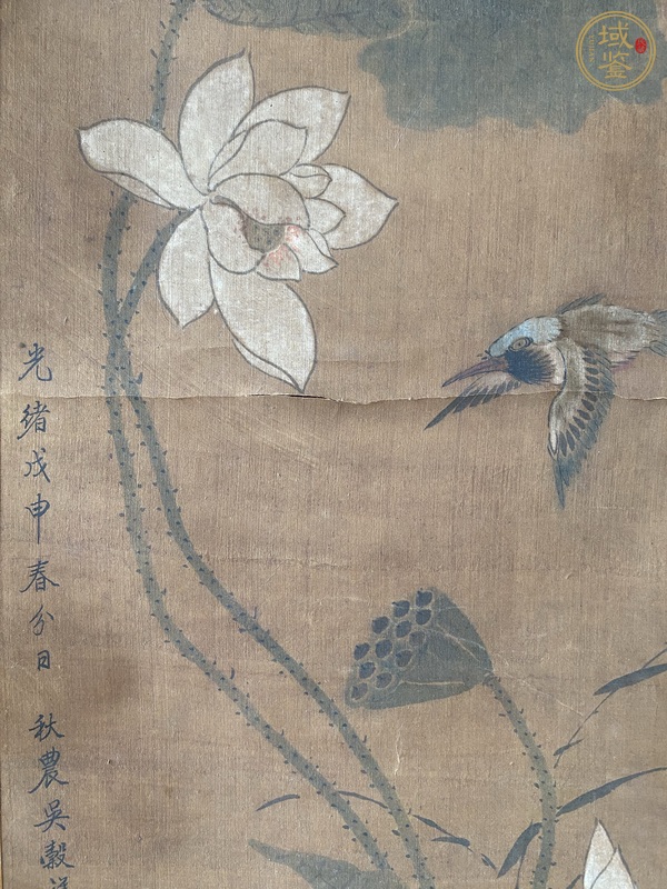 古玩字畫荷韻真品鑒賞圖