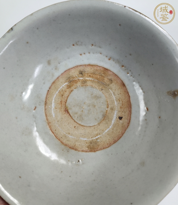 古玩陶瓷青花螺旋紋茶碗真品鑒賞圖
