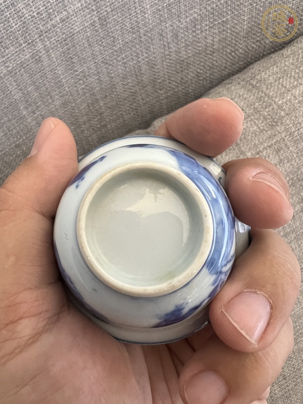 古玩陶瓷青花杯真品鑒賞圖