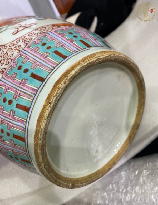 古玩陶瓷粉彩瓶真品鑒賞圖
