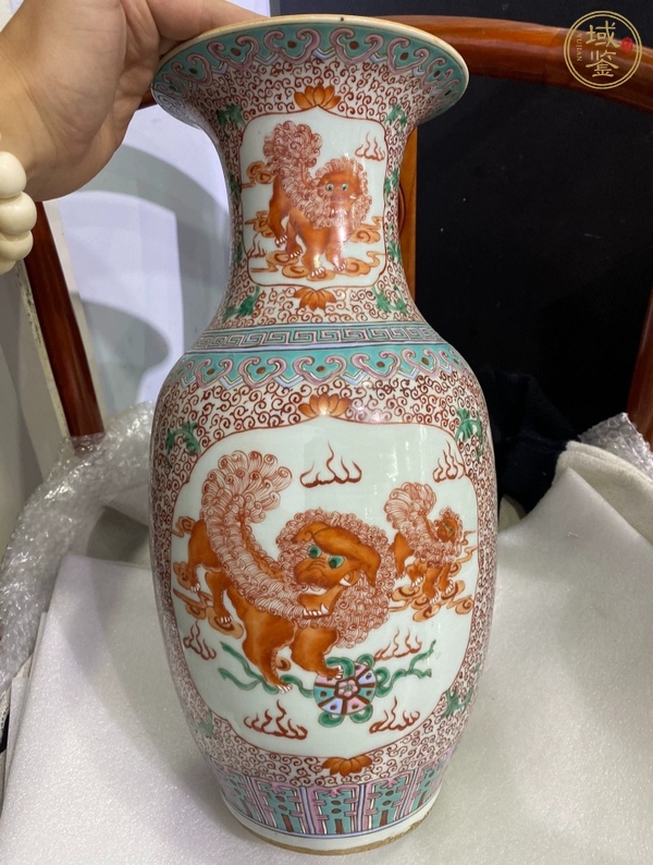 古玩陶瓷粉彩瓶真品鑒賞圖