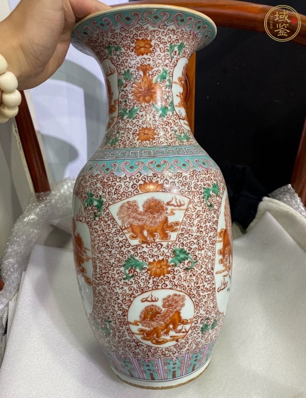 古玩陶瓷粉彩瓶真品鑒賞圖