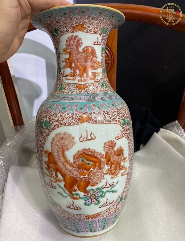 古玩陶瓷粉彩瓶真品鑒賞圖
