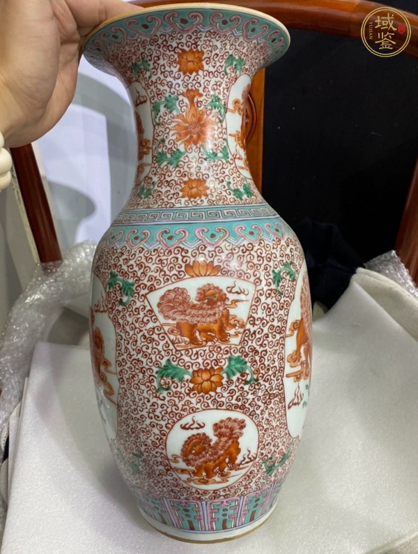 古玩陶瓷粉彩瓶真品鑒賞圖
