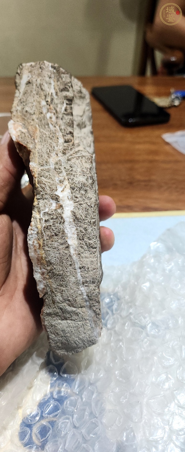 古玩雜項青石站像石刻真品鑒賞圖