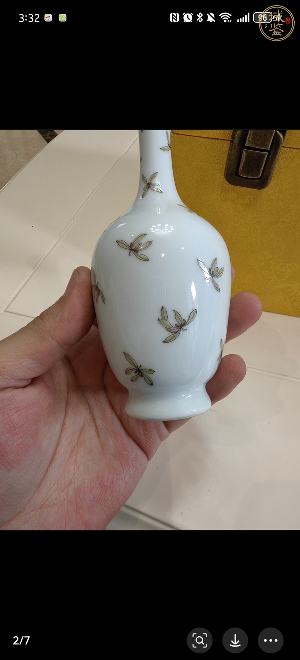 古玩陶瓷粉彩瓶真品鑒賞圖