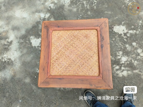 古玩雜項方凳真品鑒賞圖