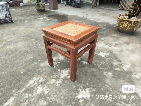 古玩雜項方凳真品鑒賞圖