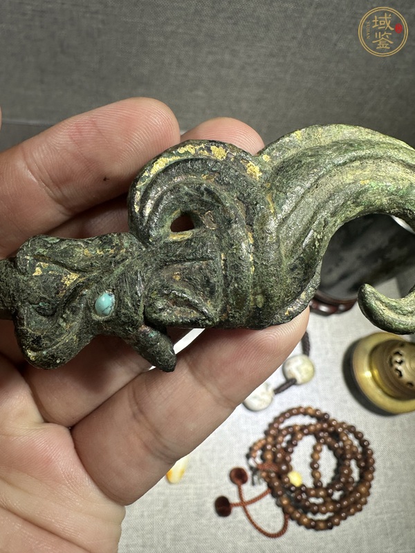 古玩銅器帶鉤真品鑒賞圖