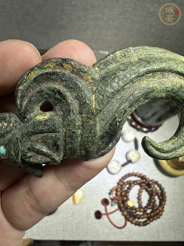 古玩銅器帶鉤真品鑒賞圖