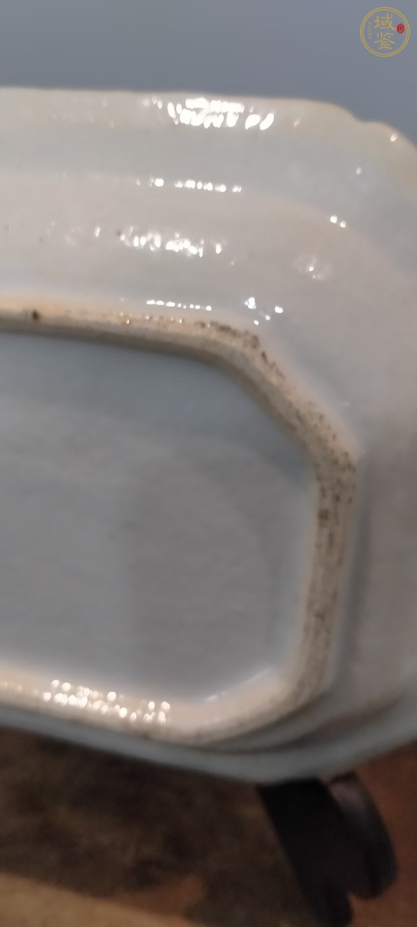 古玩乾隆粉彩盤真品鑒賞圖