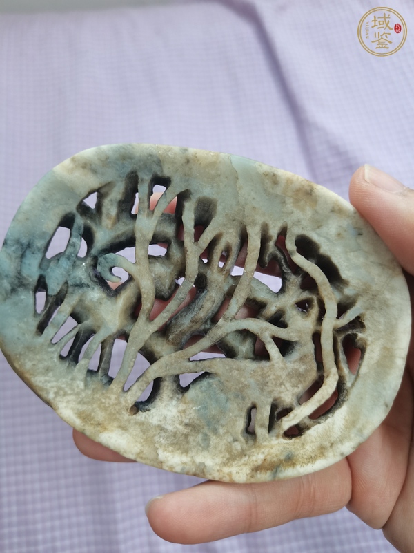 古玩玉器做舊仿遼金“秋山玉瓦”真品鑒賞圖