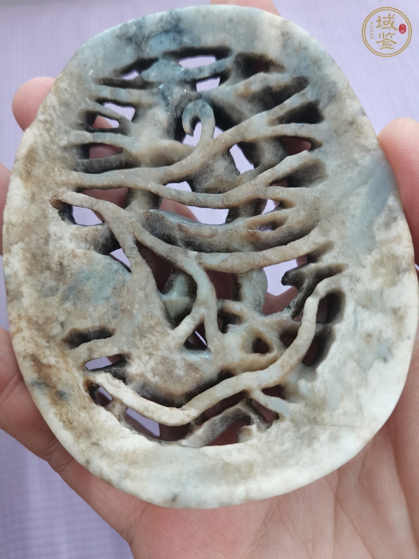 古玩玉器做舊仿遼金“秋山玉瓦”真品鑒賞圖