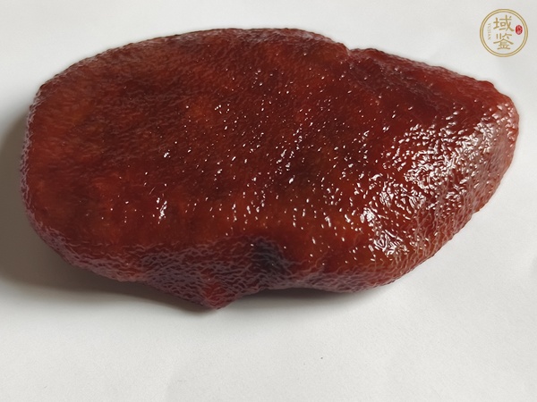 古玩紅翡原石料真品鑒賞圖