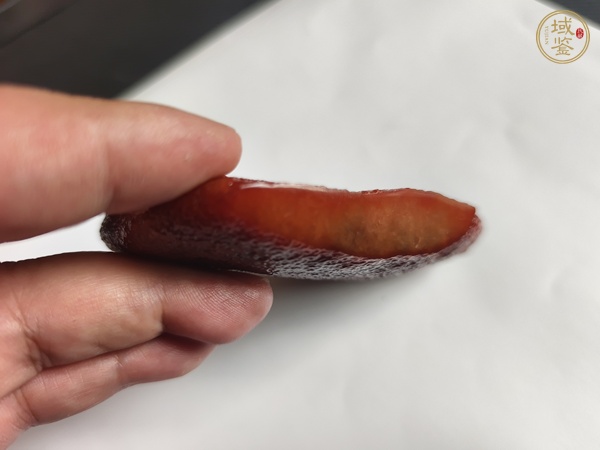 古玩玉器紅翡原石料真品鑒賞圖
