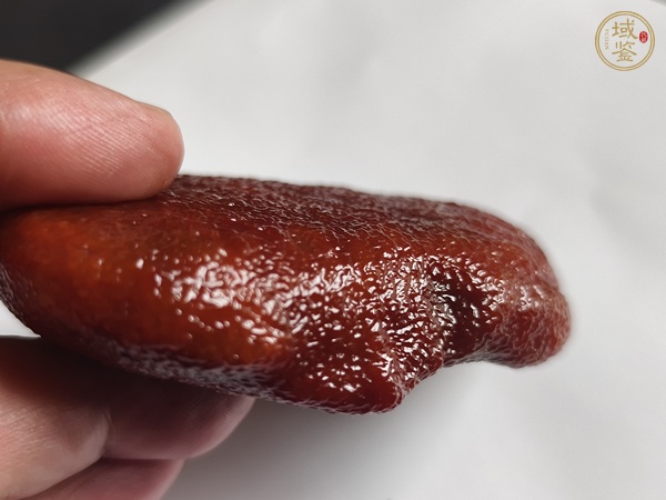 古玩玉器紅翡原石料真品鑒賞圖