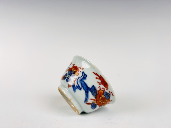 古玩陶瓷清康熙·青花礬紅花鳥杯碟拍賣，當(dāng)前價格0元