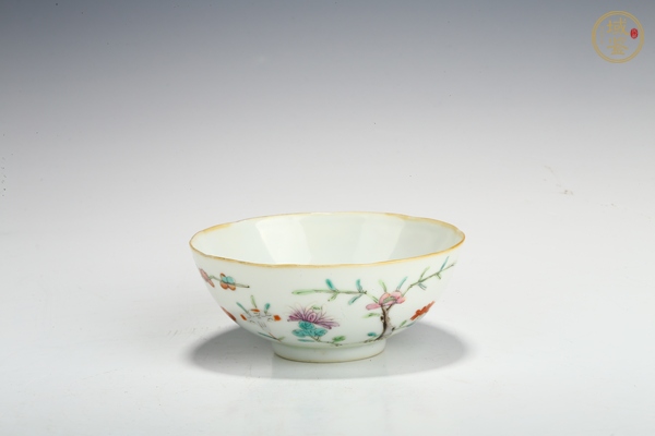古玩道光·十二花神粉彩茶圓真品鑒賞圖