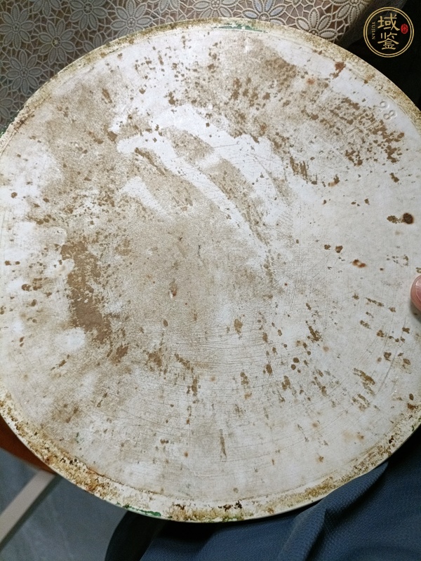 古玩陶瓷人物紋五彩瓷板畫(huà)真品鑒賞圖