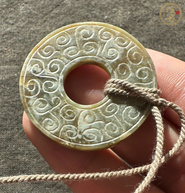 古玩玉器高古玉璧真品鑒賞圖