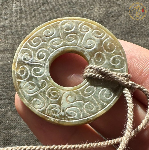 古玩玉器高古玉璧真品鑒賞圖