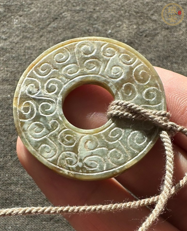 古玩玉器高古玉璧真品鑒賞圖