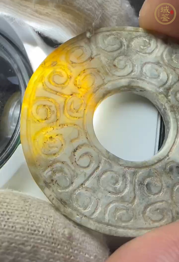 古玩玉器高古玉璧真品鑒賞圖