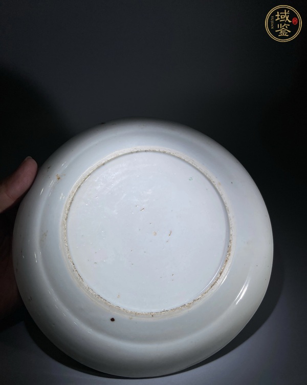 古玩陶瓷咸豐五彩人物故事紋盤真品鑒賞圖