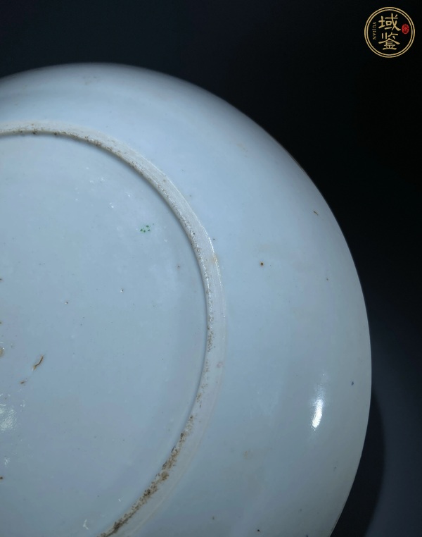 古玩陶瓷咸豐五彩人物故事紋盤真品鑒賞圖