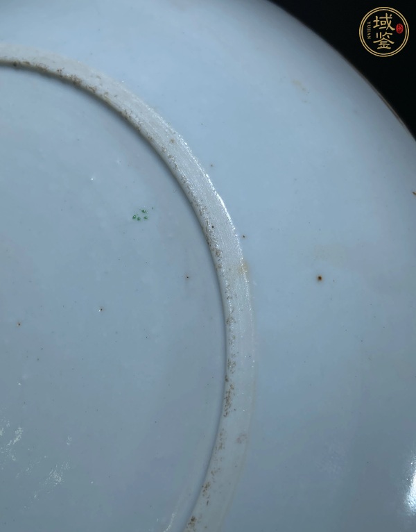 古玩陶瓷咸豐五彩人物故事紋盤真品鑒賞圖